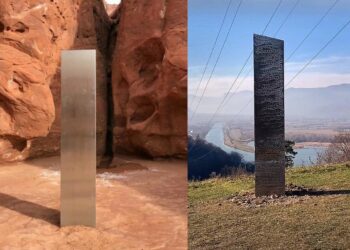 Uno monolito apareció en el desierto de Utah y otro en California, EU