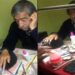 La manicurista compartió fotos donde se ve su padre con las uñas postizas que le colocó