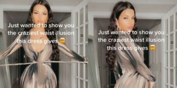 TikTok; Vestido se hace viral por ayudar a esconder la cintura de quien lo usa